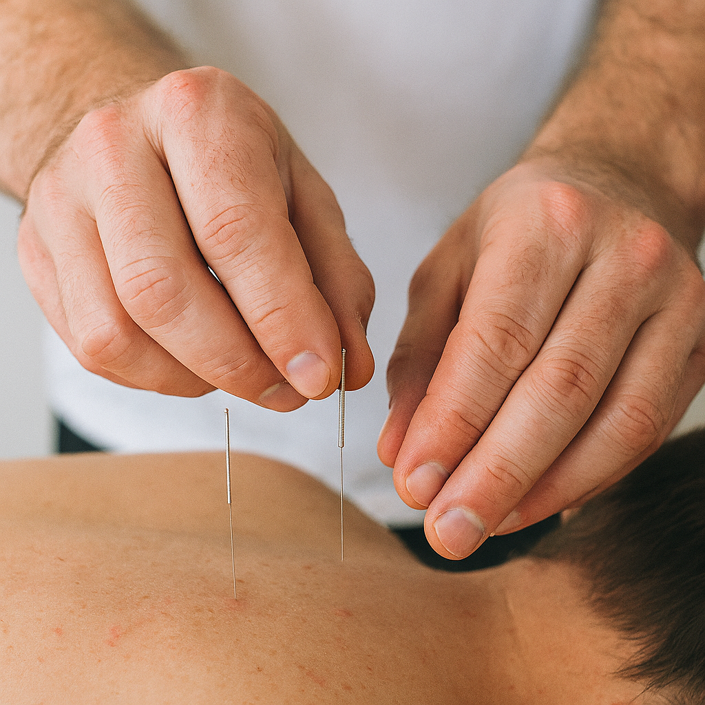 Acupuncture treatment with needles