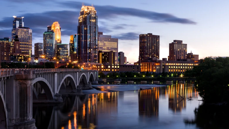 Twin Cities Downtown Background